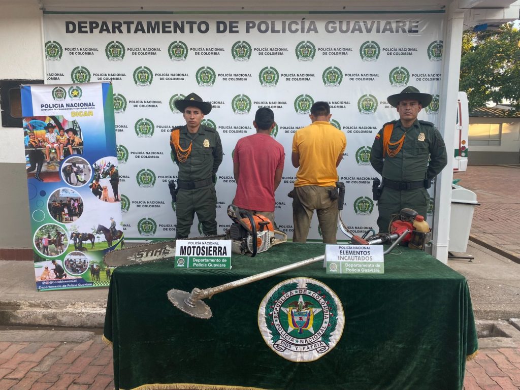 Policía Guaviare reporta 14 capturas en la última semana