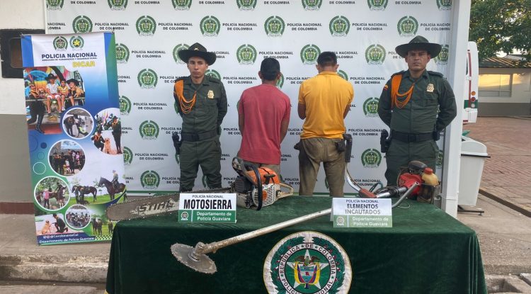 Policía Guaviare reporta 14 capturas en la última semana