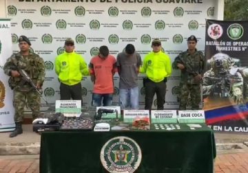Capturados alias “frijol” y “el paisa” por múltiples delitos en San José del Guaviare