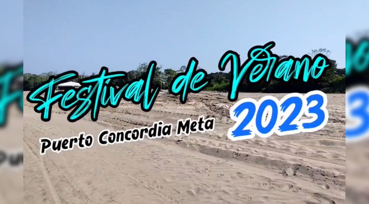 Con alborada inició Festival de Verano en Puerto Concordia, Meta