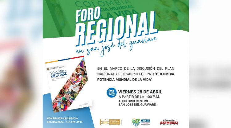 Foro regional Plan Nacional de Desarrollo en San José del Guaviare