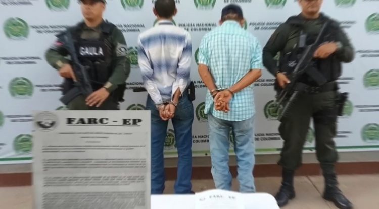 Capturan a dos presuntos extorsionistas en San José del Guaviare