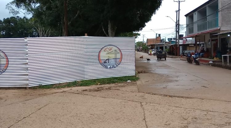 Cruce peligroso en la carrera 30 con calle 7 en el barrio La Paz