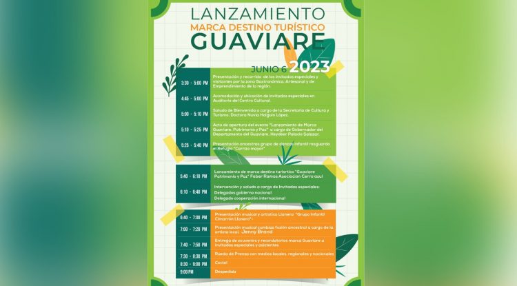 Hoy los guaviarenses conocerán la Marca Destino Turístico Guaviare