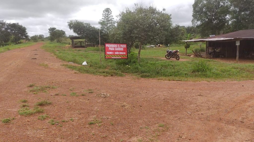 Restringido paso entre Caño Dorado – La Carpa en Guaviare