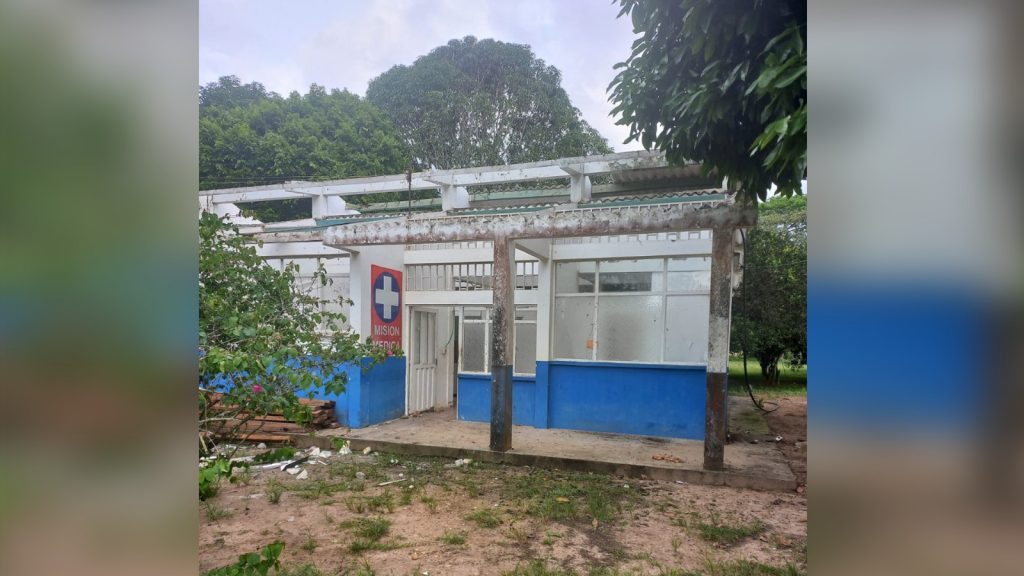 Centro de salud de Cachicamo está en mal estado: líder comunal