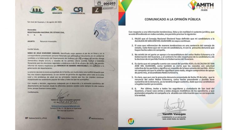 #RadarDeLaPolítica Nebio presentó su renuncia y Yamith Vanegas, desmintió información falsa