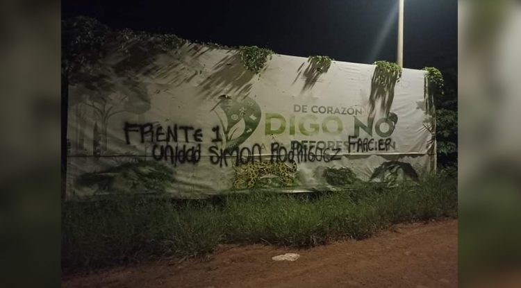 Graffitis a nombre de las Farc aparecieron en Calamar, Guaviare