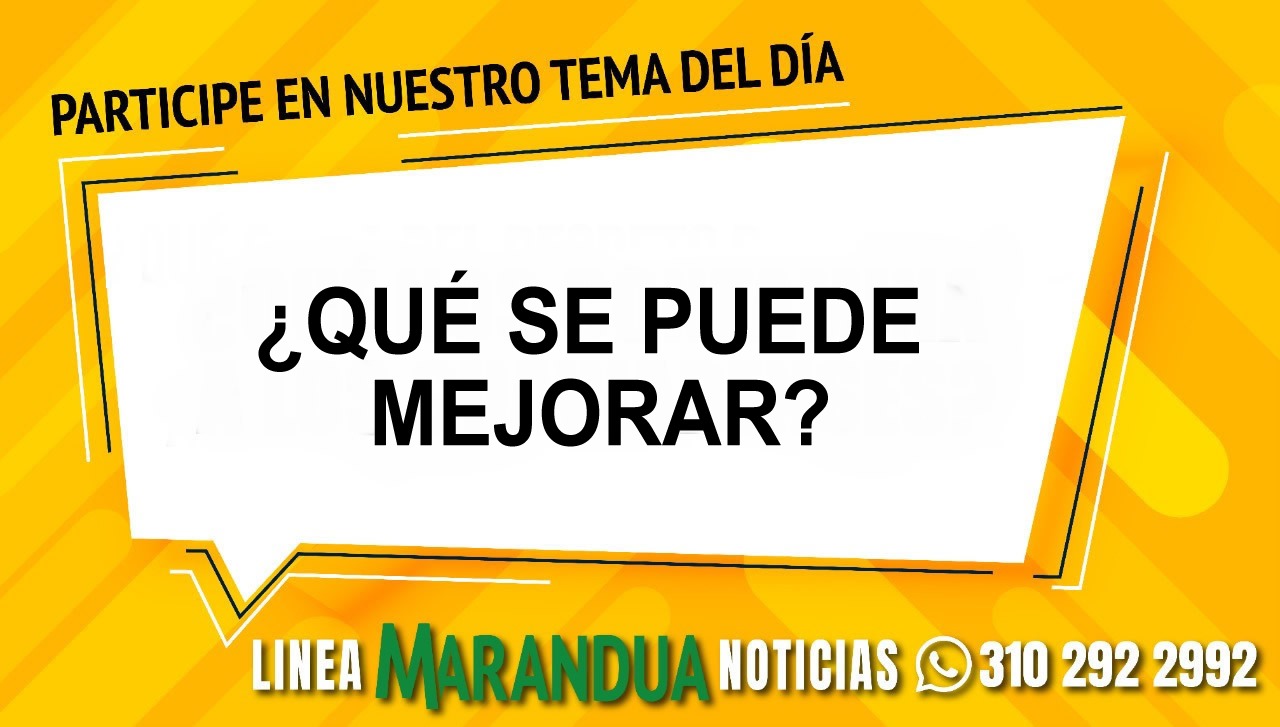 TEMA DEL DÍA: ¿QUÉ SE PUEDE MEJORAR?