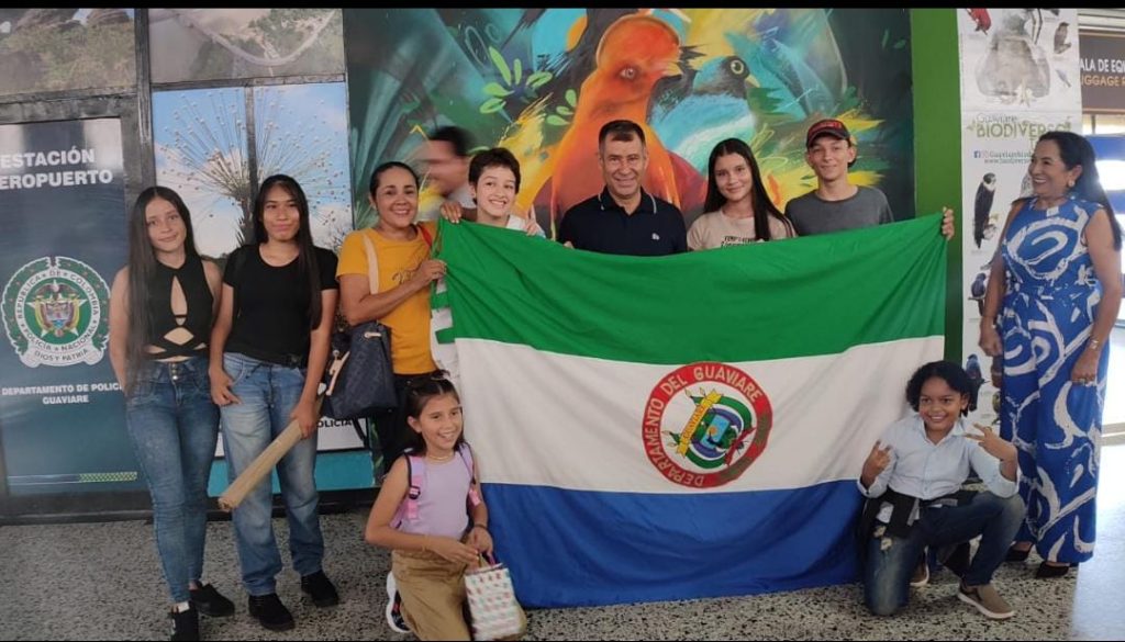 Estudiantes de Guaviare ganadores de Ondas llegan a Bogotá y México