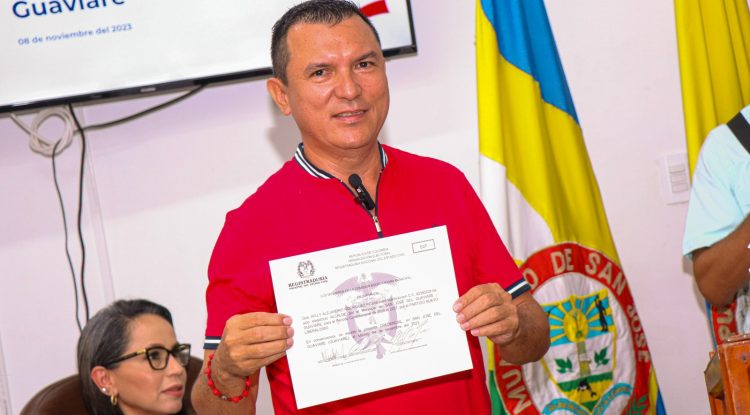 Alcalde electo de San José del Guaviare entrega detalles de empalme