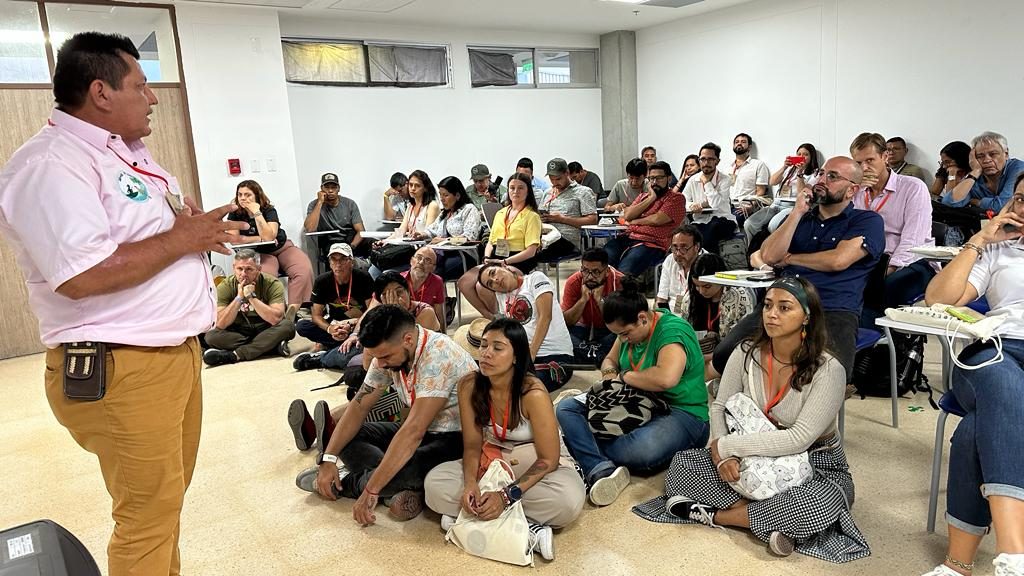 Líder comunal del Guaviare presentó ponencia en CONFAUNA