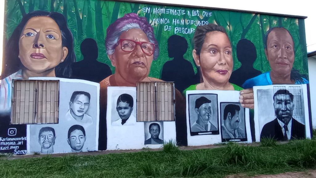 ASOVIG recibió mural en homenaje a desaparecidos por el conflicto armado