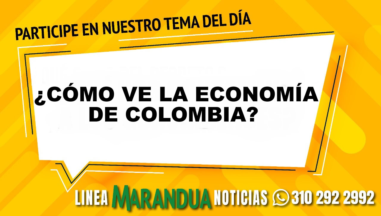 TEMA DEL DÍA: ¿CÓMO VE LA ECONOMÍA DE COLOMBIA?