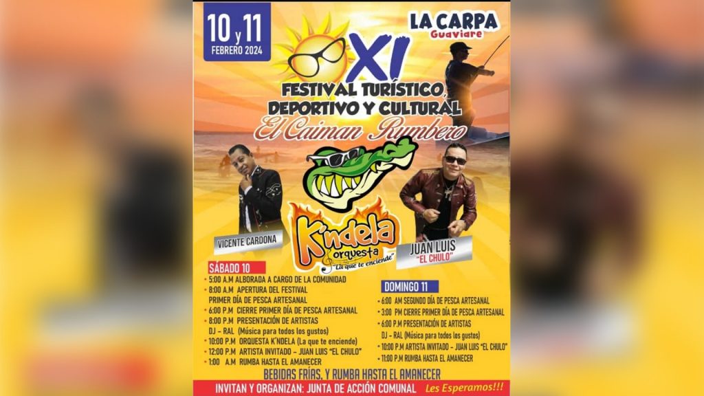 Todo listo para el XI Festival de Verano “El Caimán Rumbero”