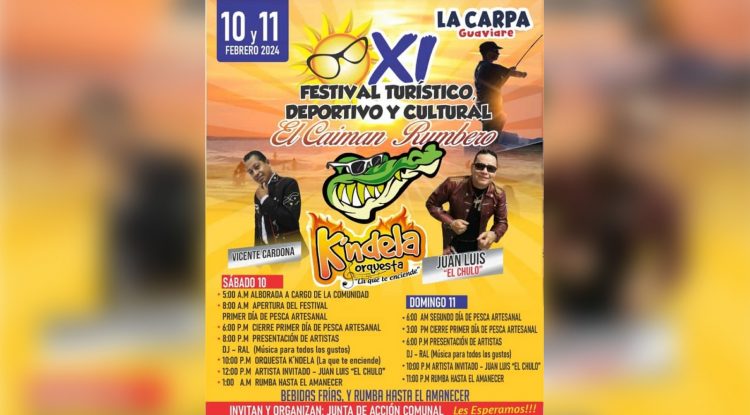 Todo listo para el XI Festival de Verano “El Caimán Rumbero”