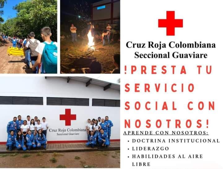 Estudiantes podrán pagar sus horas sociales en la Cruz Roja Seccional Guaviare