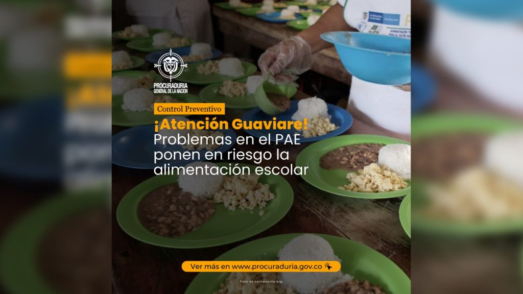 Procuraduría vigila ejecución del PAE, internados y transporte escolar en el Guaviare