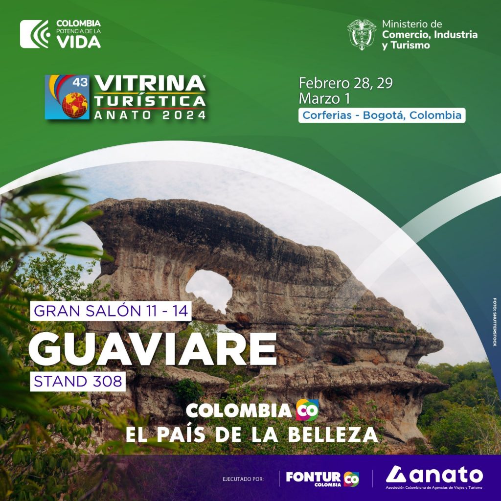 10 agencias de turismo del Guaviare participarán en ANATO