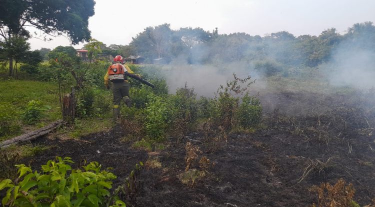 Tres incendios forestales durante el fin de semana en San José del Guaviare