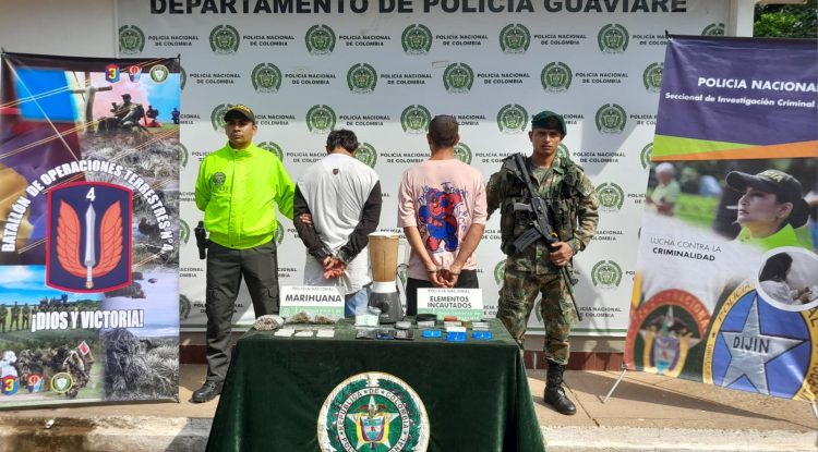 10 capturas y un allanamiento reporta la Policía Guaviare