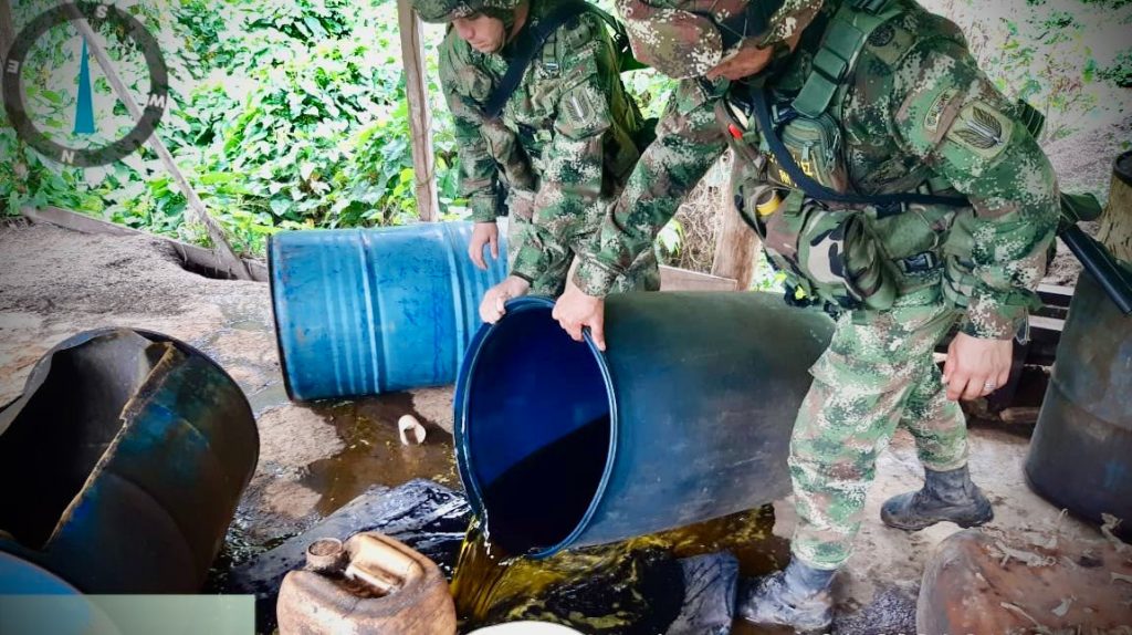 Fuerza de Tarea Conjunta Omega ha destruido 36 laboratorios para procesar alcaloides