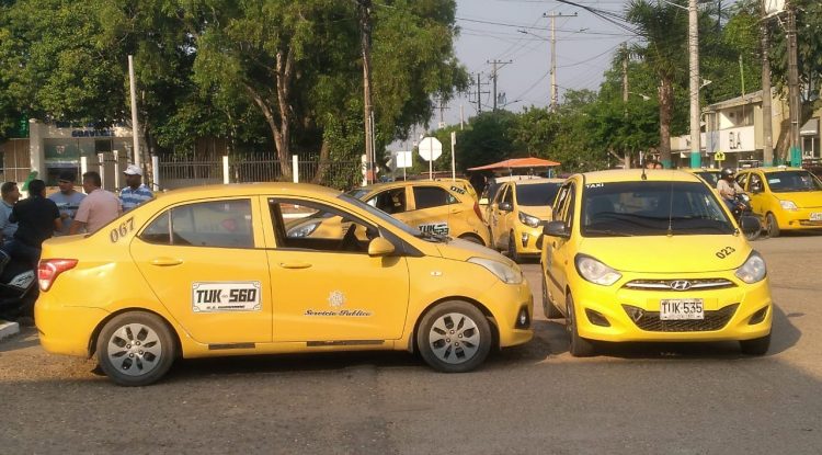 Taxistas protestan por transporte informal en San José del Guaviare
