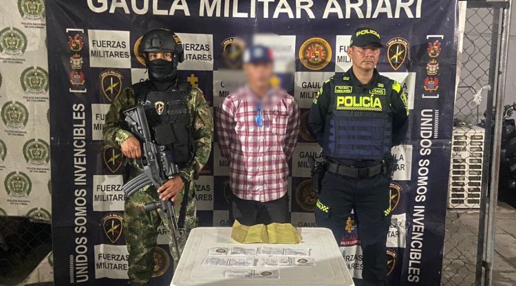 Capturan en flagrancia a presunto extorsionista de la red de apoyo de las Farc