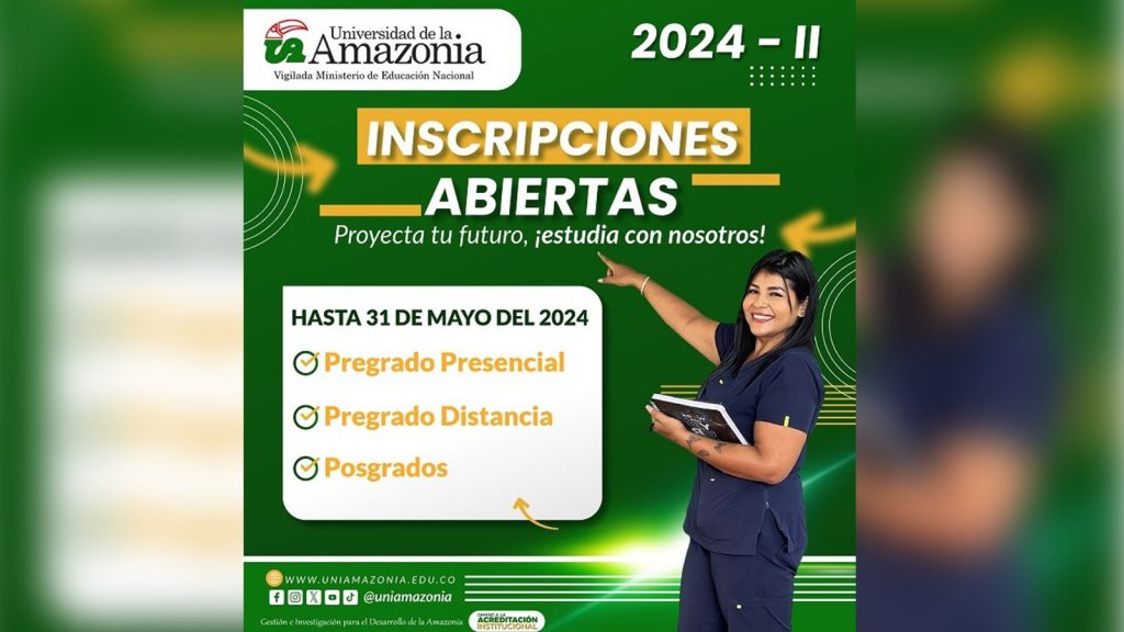 Abierta las inscripciones en la Universidad de la Amazonía sede Guaviare