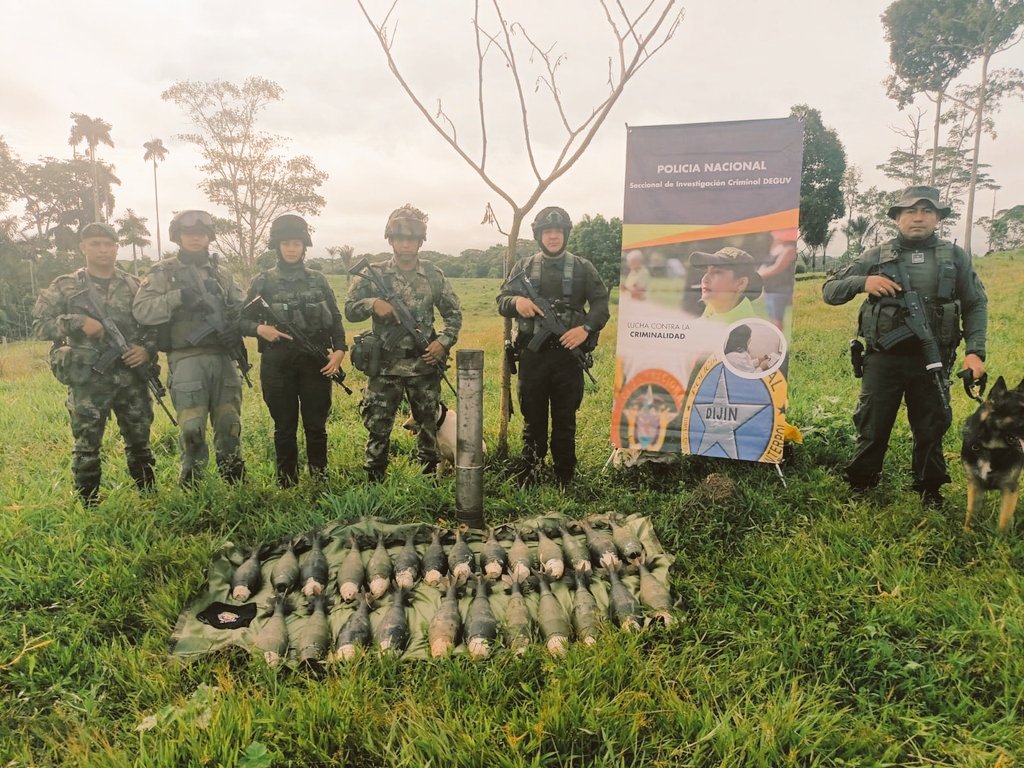 Fuerza Pública destruyó granadas de mortero en Calamar, Guaviare