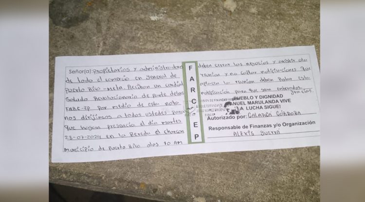 Meta: comerciantes también citados para pagar cuotas a disidencias en Puerto Rico