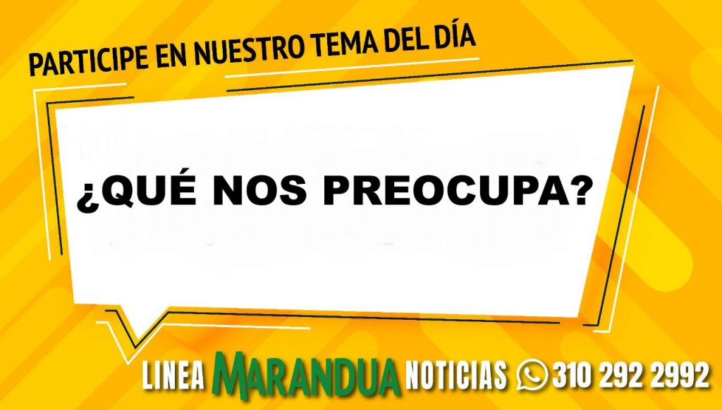 ¿QUÉ NOS PREOCUPA?