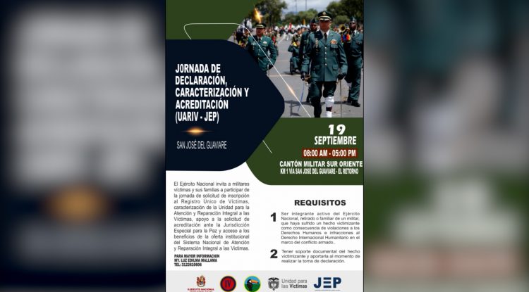 MILITARES VICTIMAS DE CONFLICTO ARMADO