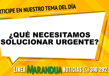 ¿QUÉ NECESITAMOS SOLUCIONAR URGENTE?