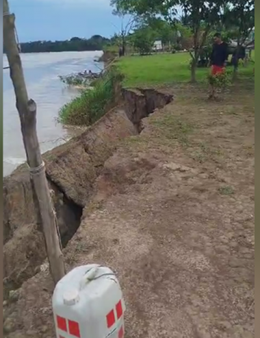 Habitantes de Casa Roja Exigen Soluciones Ante Erosión del Río Guaviare