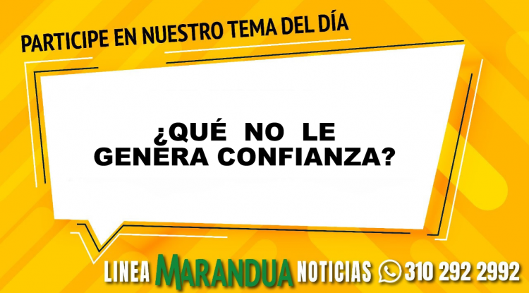 ¿QUÉ NO LE GENERA CONFIANZA?