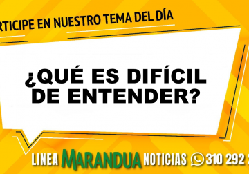 ¿QUÉ ES DIFÍCIL DE ENTENDER?