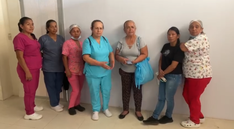 SEÑORAS DEL ASEO DEL HOSPITAL