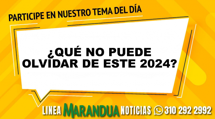 ¿QUÉ NO PUEDE OLVIDAR DE ESTE 2024?