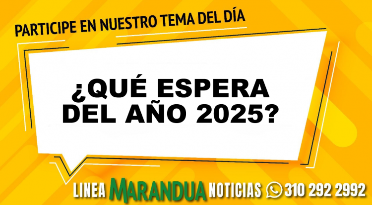 ¿QUÉ ESPERA DEL AÑO 2025?