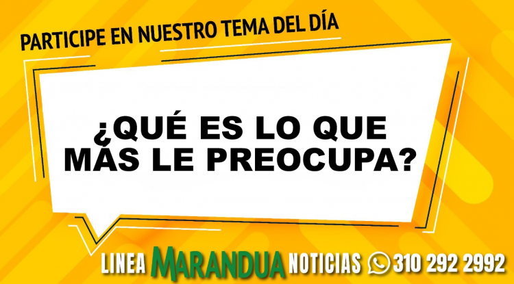 ¿QUÉ ES LO QUE MÁS LE PREOCUPA?