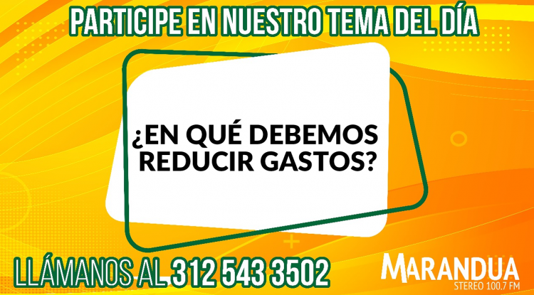 ¿EN QUÉ DEBEMOS REDUCIR GASTOS?