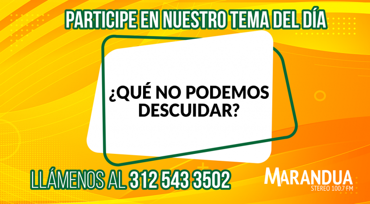 ¿QUÉ NO PODEMOS DESCUIDAR?