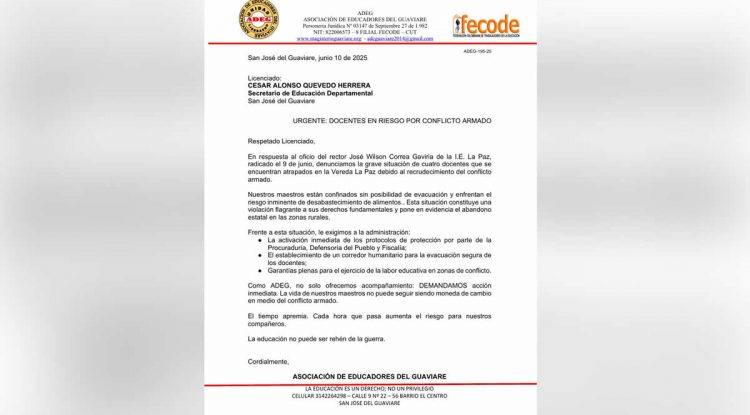 COMUNICADO DEL ADEG